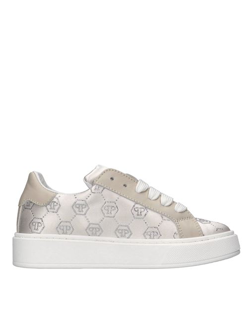 Sneakers in raso e strass PHILIPP PLEIN | 80026 RASO/GINEVRABEIGE
